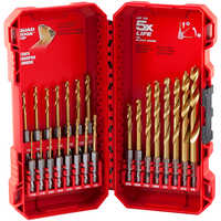 Milwaukee Impact Duty RED HELIX Titanium Drill Bit Set, 23-Piece