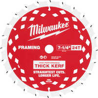 Milwaukee 7-1/4˝ 24T Thick Kerf Framing Circular Saw Blade