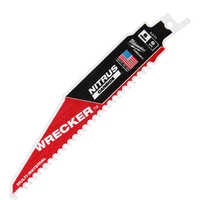 Milwaukee 6” Nitrus Carbide Mult-Material Sawzall Blades, Pack of 5