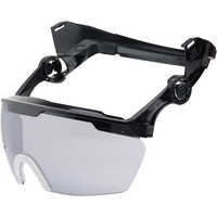 Helmet Mounting Bracket with Eye Protector Bracket and Tinted Eye Protector for Bullard Type II+ Safety Helmets