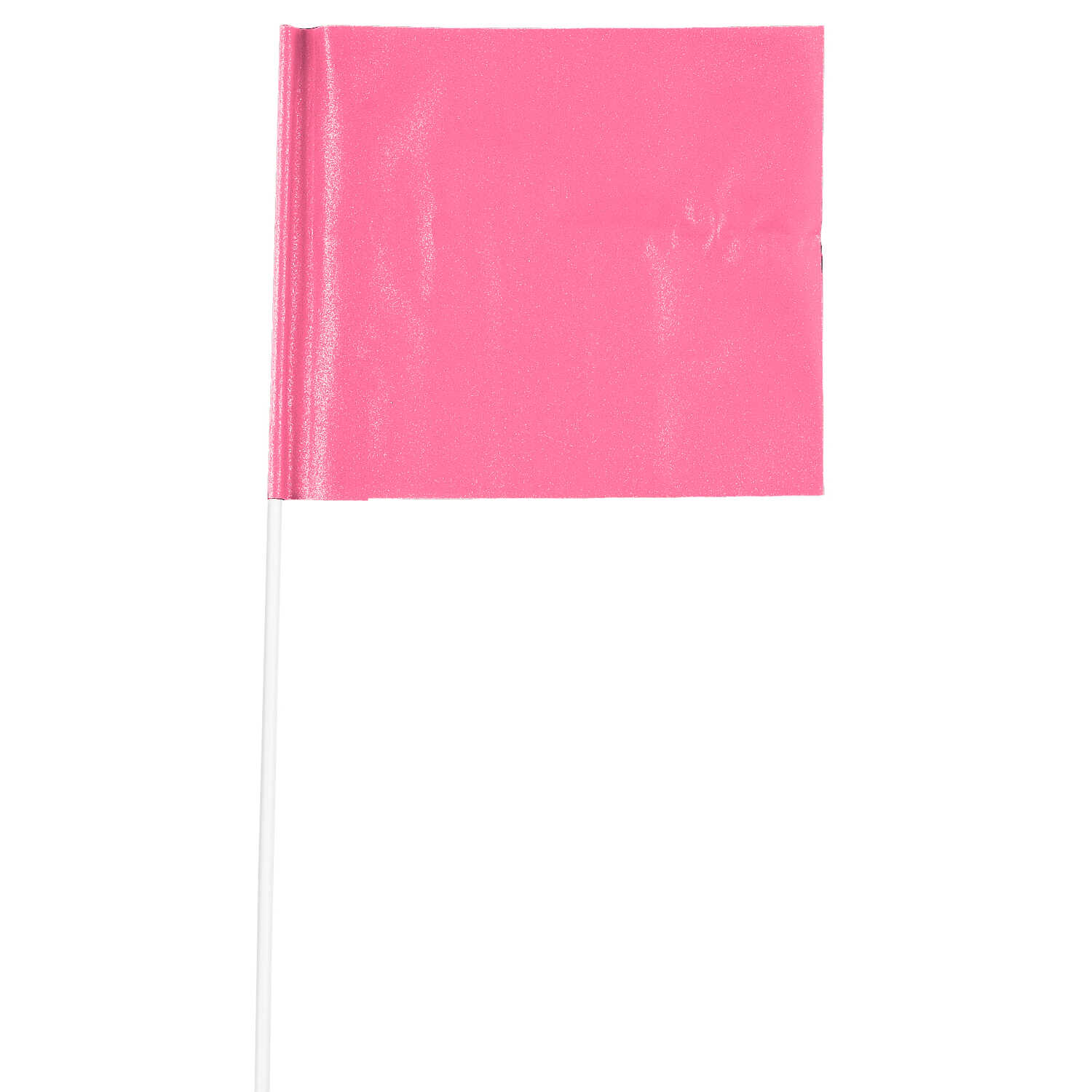 100 Pack Presco 18" Wire Staff 2x3 Marking Flags Green Glo Surveying