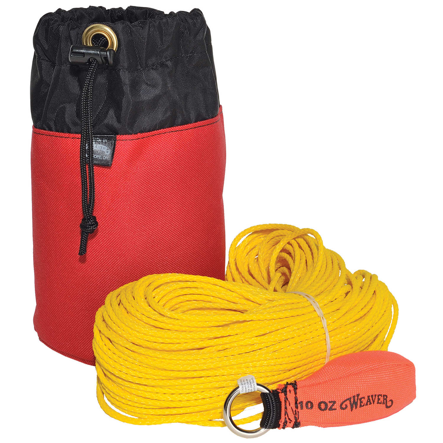Weaver Throw Line Bags 14 Oz Cardura Red Offers Easy Rope Attachment for sale online 