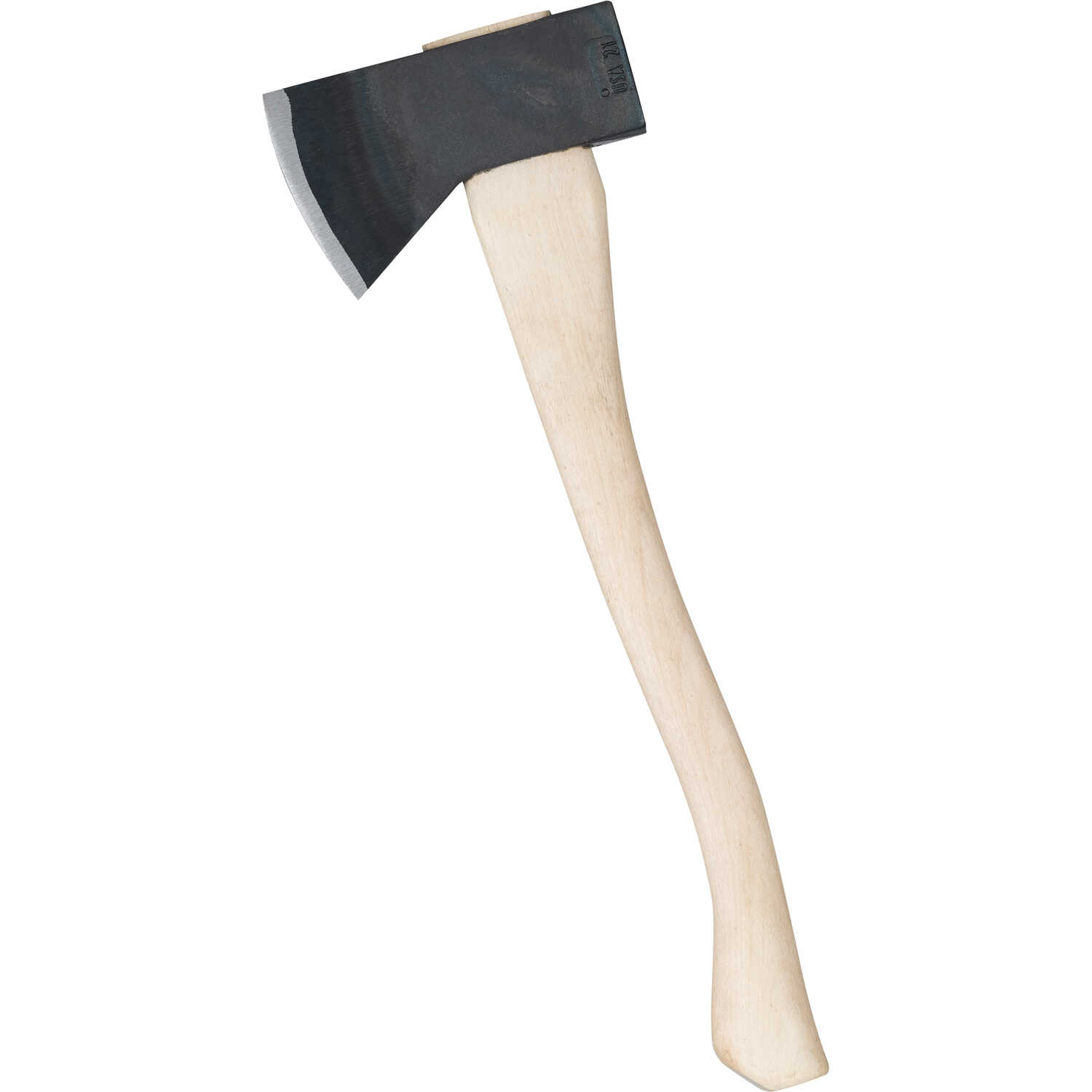 Curved Axe-Eye Hickory Poplar Wood Wedge Hammer Handle Replacement 18 in