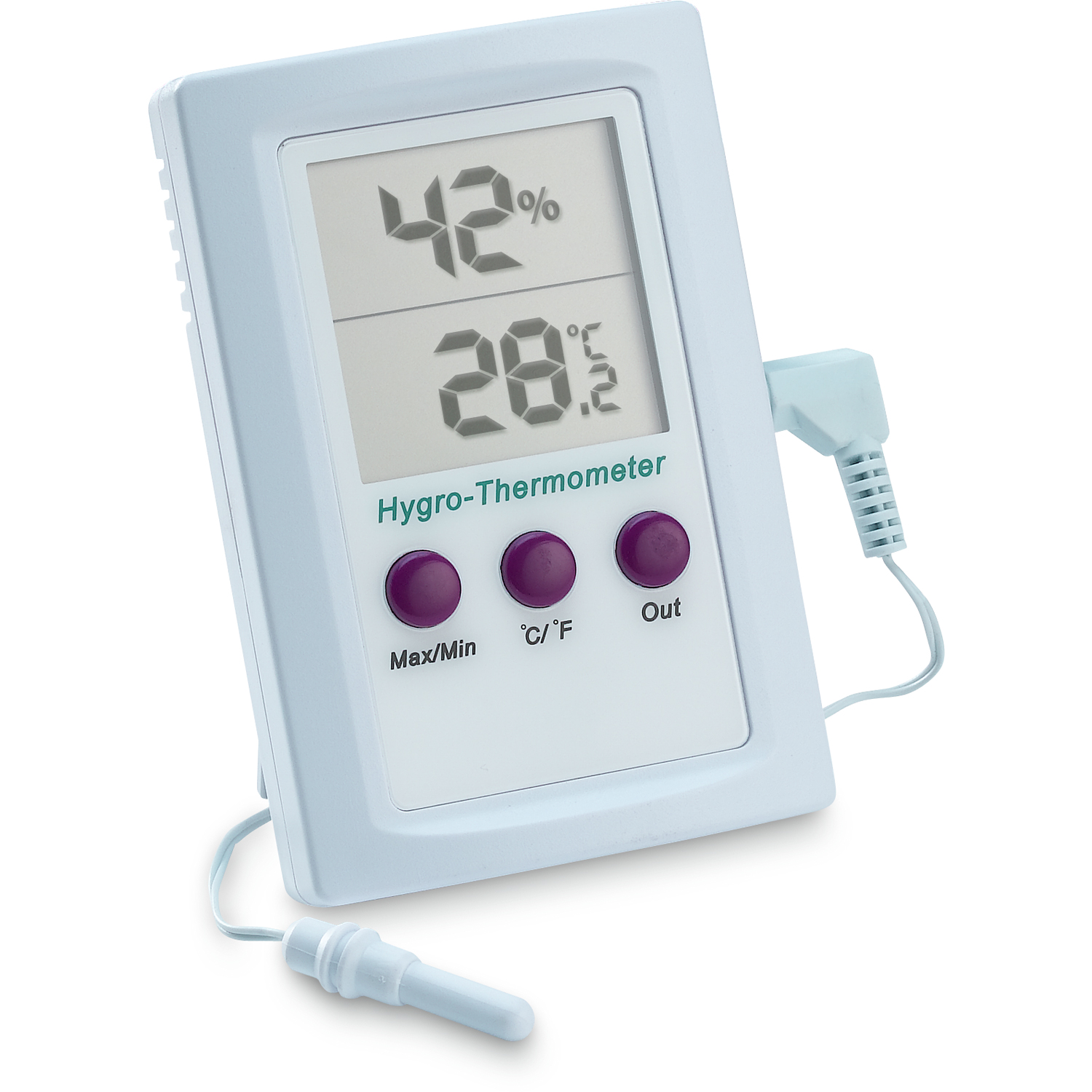 Essentials Digital Min-Max Thermo Hygrometer Hydroponics 