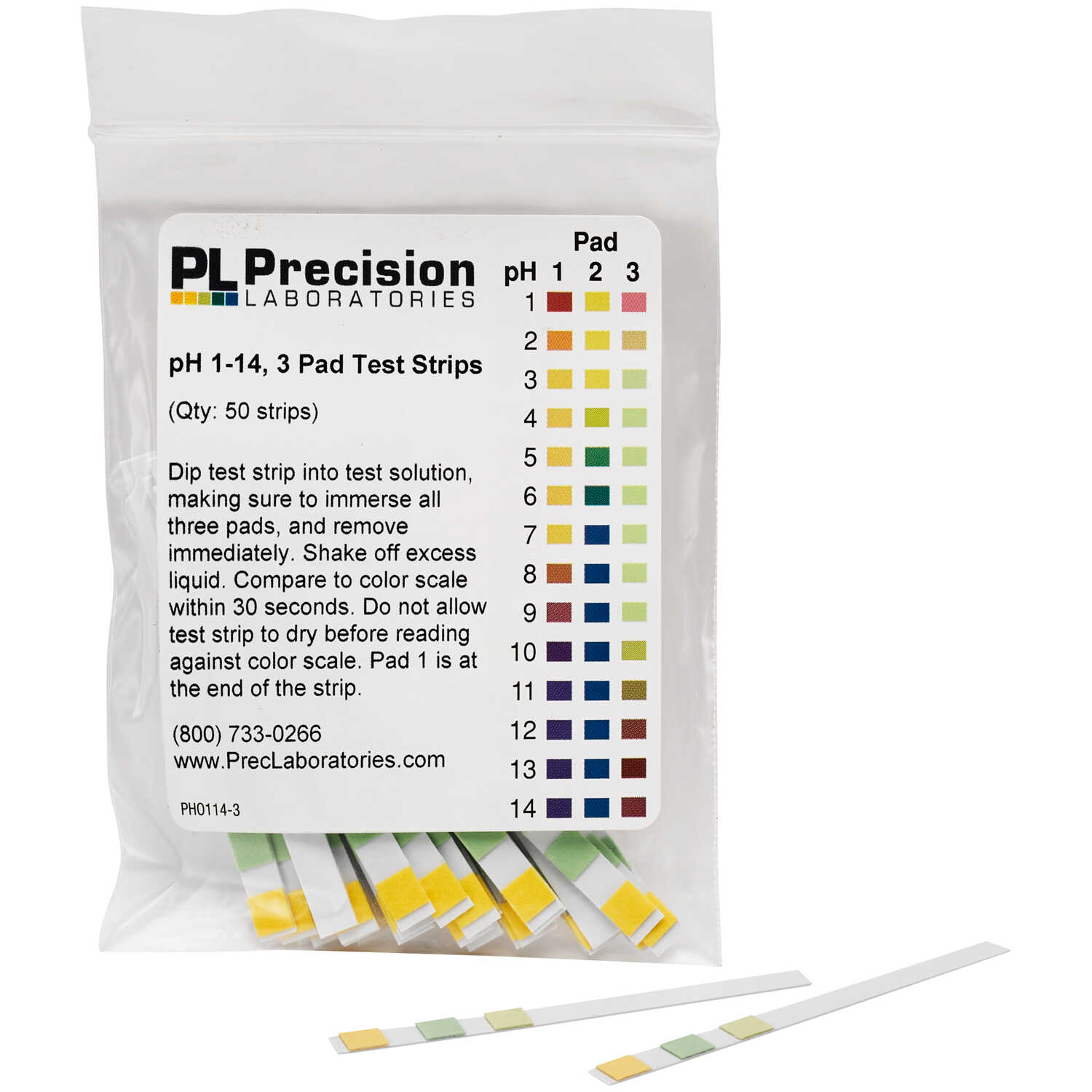 Instant Read pH Test Strips