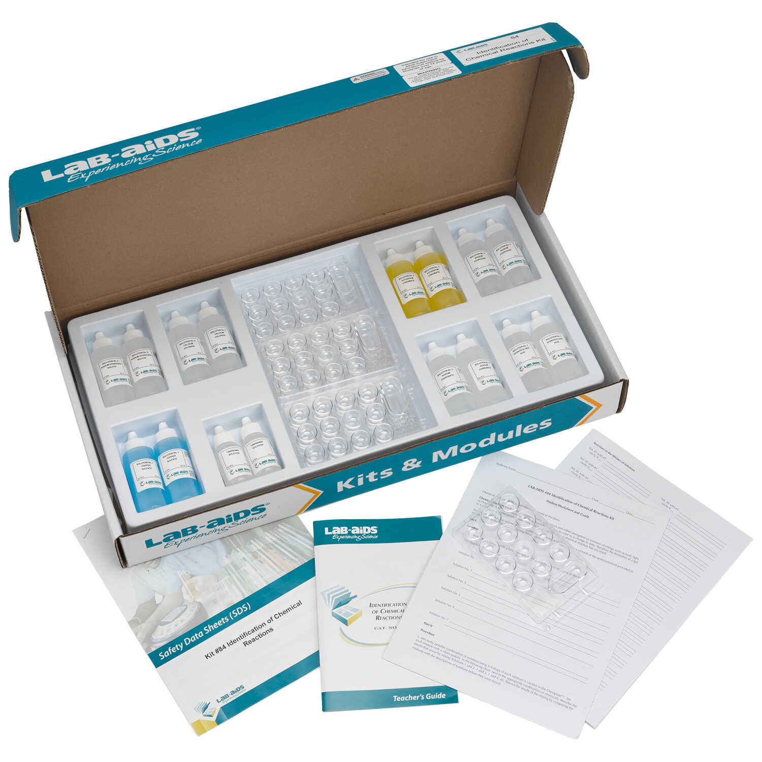 LABAIDS Identification of Chemical Reactions Kit Forestry Suppliers, Inc.