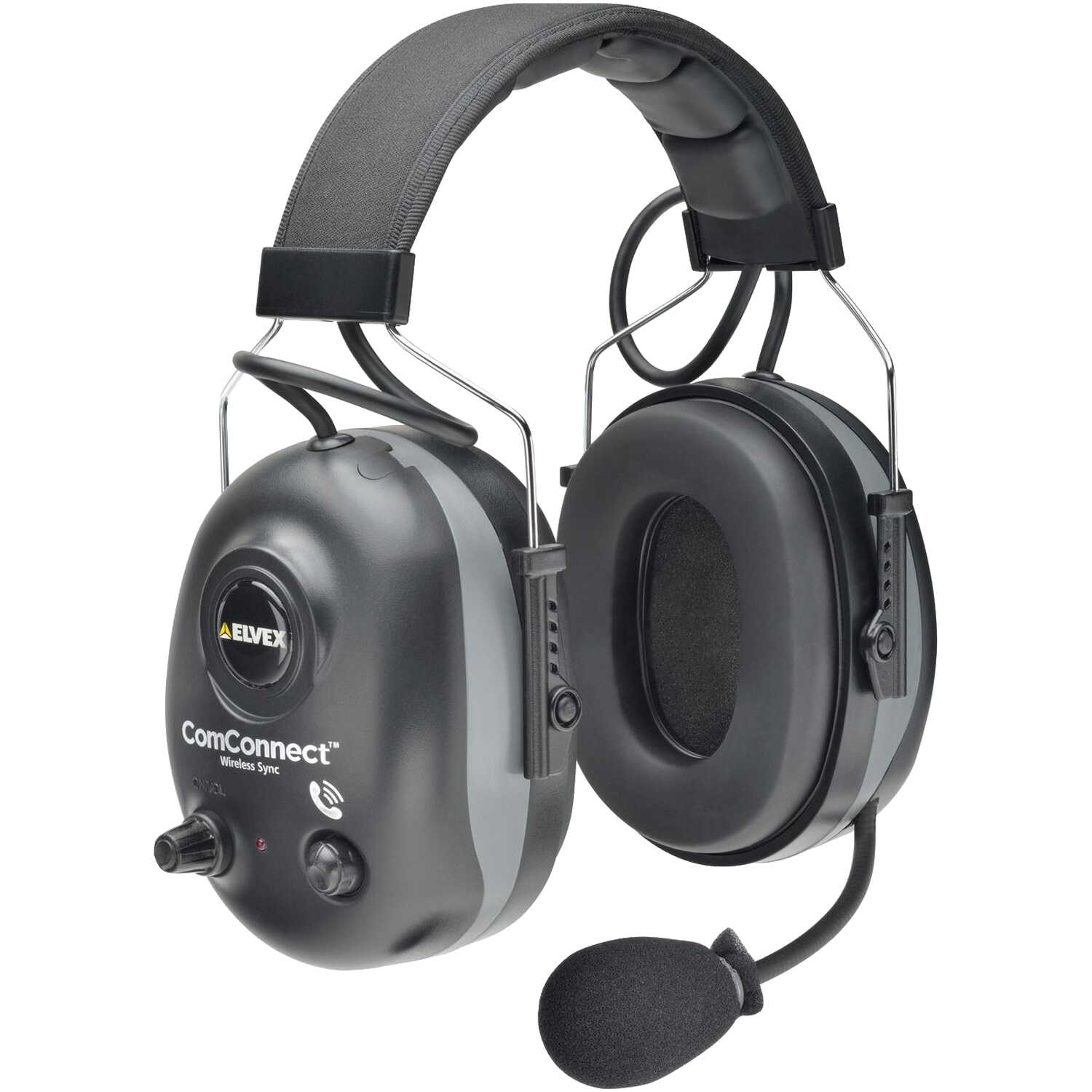 ELVEX COM-660 Earmuff,Headband,AM//FM,Red