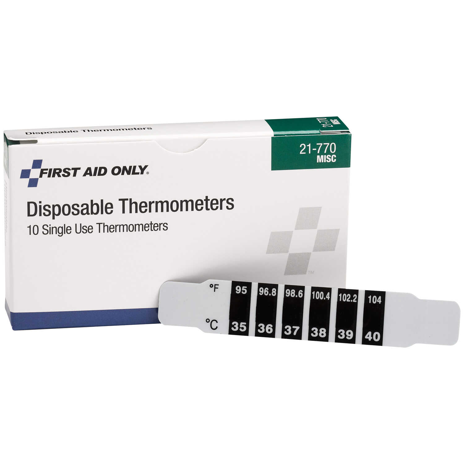 First Aid Only SingleUse Disposable Thermometers Forestry Suppliers