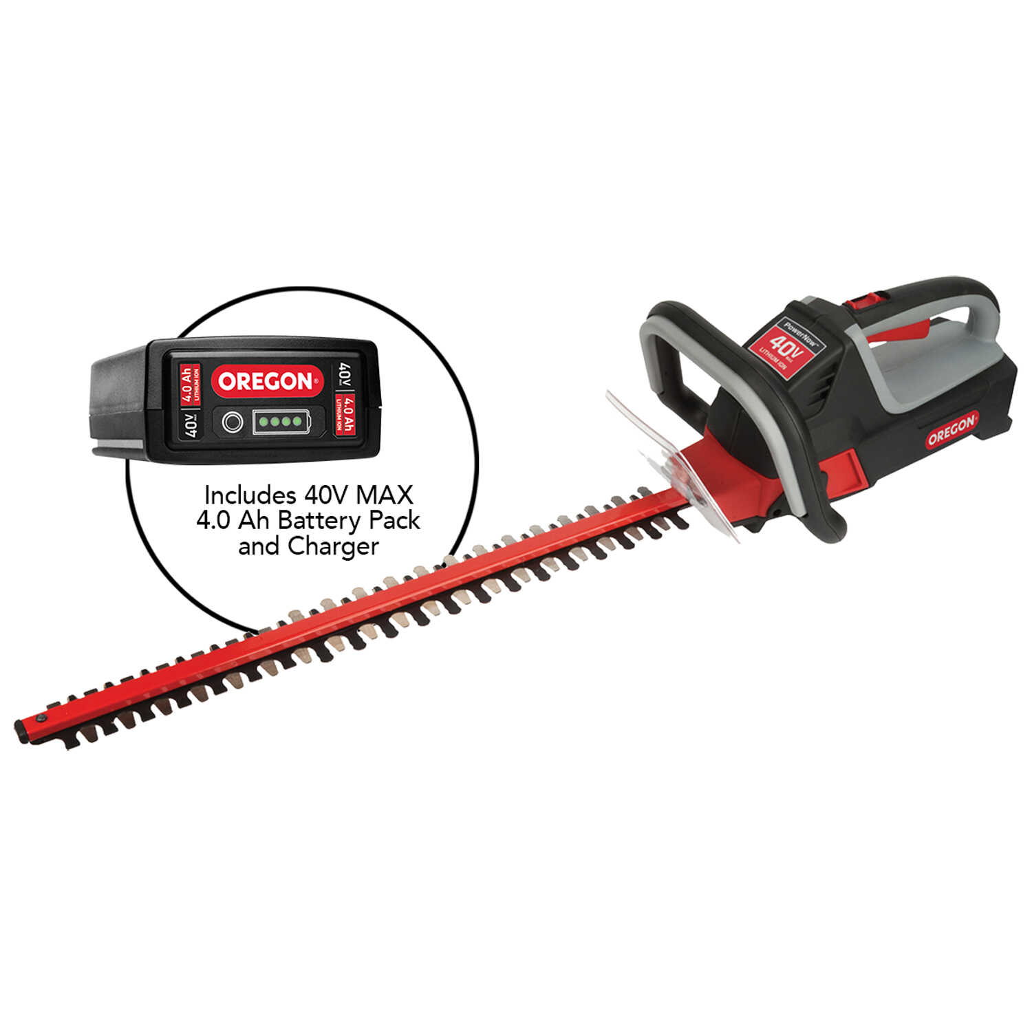 Black+Decker 40V Max Lithium Cordless Hedge Trimmer - Battery and