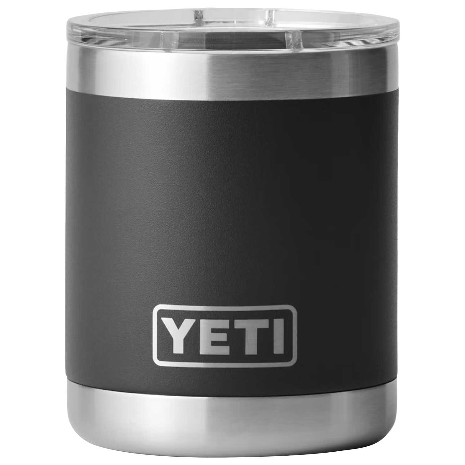 Yeti Rambler Lowball 10 Oz. Black Stainless Steel Insulated