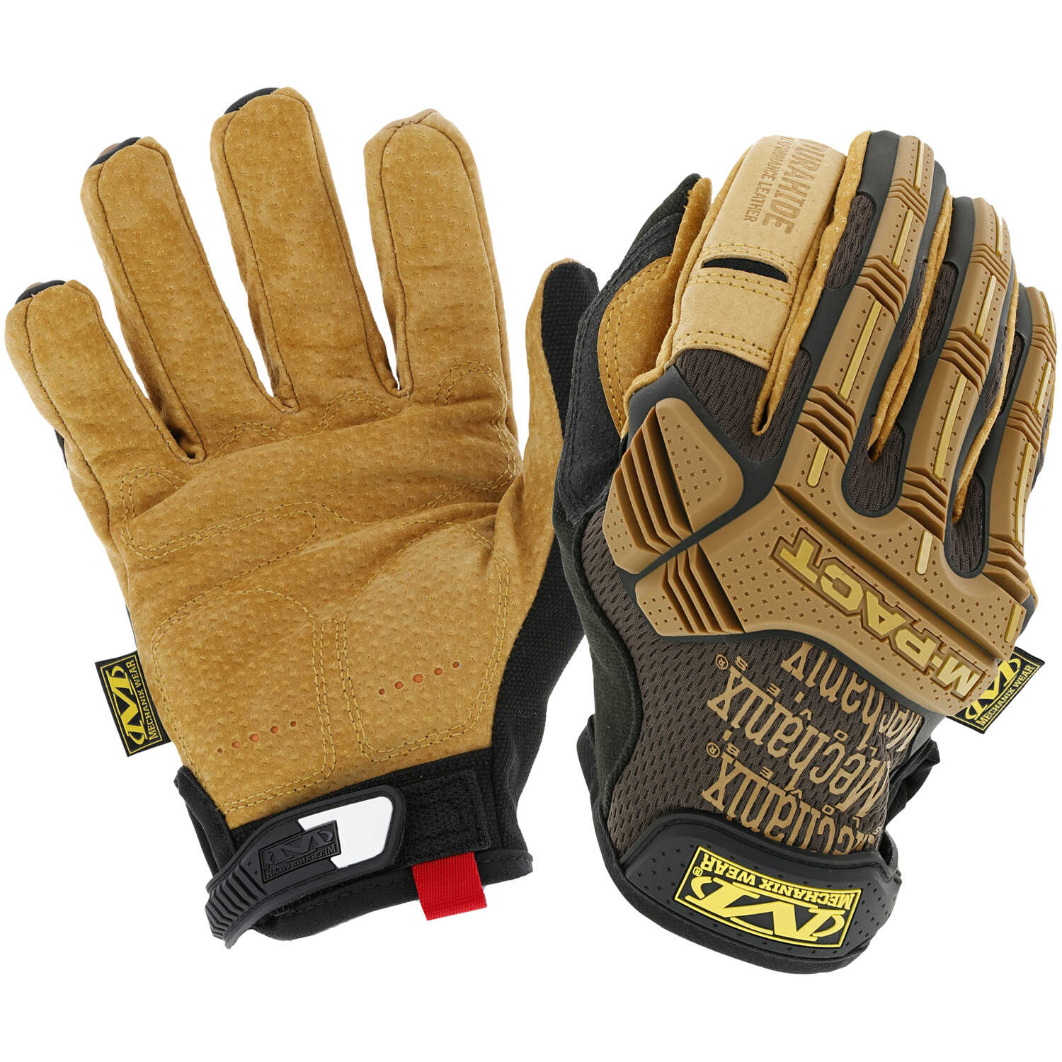 Mechanix Wear Mens Durahide Leather FastFit Leather Multipurpose Gloves, X-Large | 792196