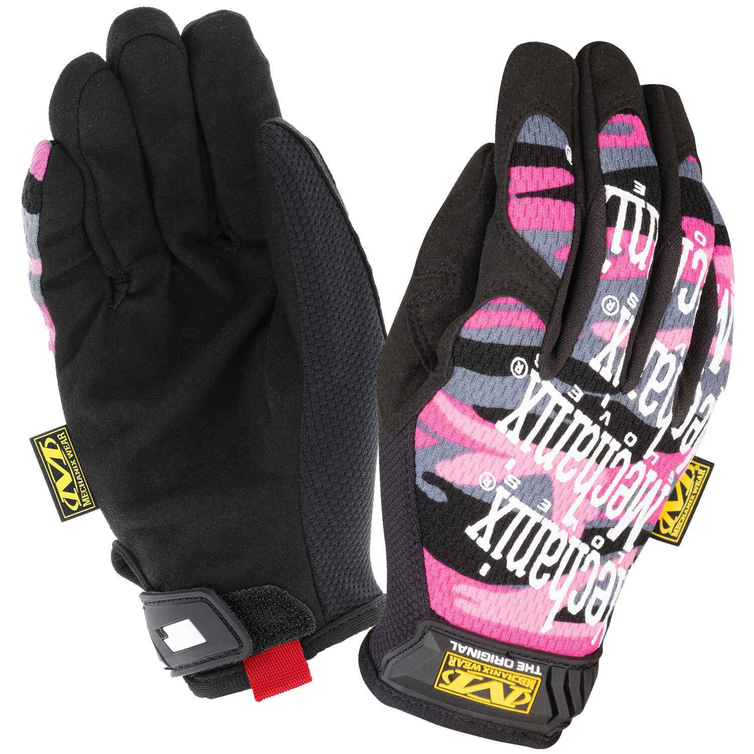 Mechanix Wear: The Original Women's Pink Work Gloves with Secure