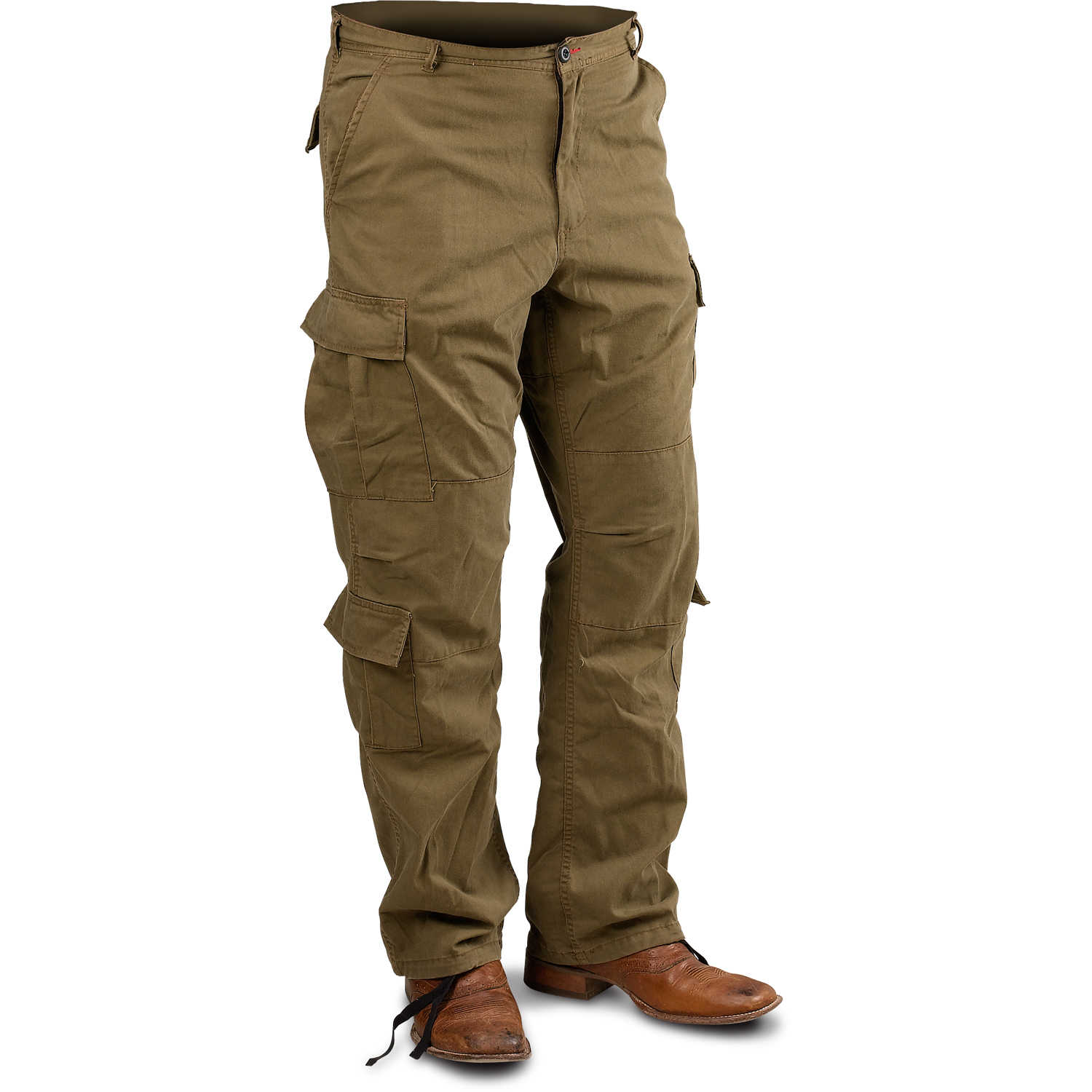 Russet Brown, Large Vintage Paratrooper Fatigue Pants, (35”-39”) | eBay