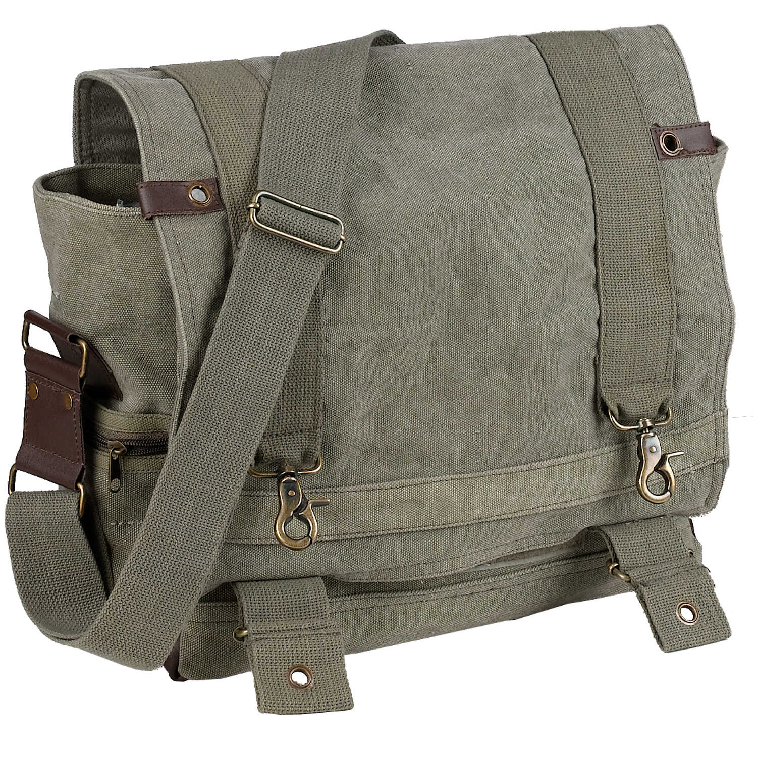 Vintage pilot bag top