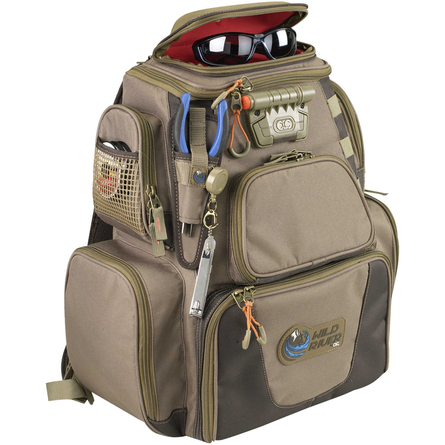 Wild River WT3604 Nomad Lighted Tackle Backpack 4 PT3600 Trays