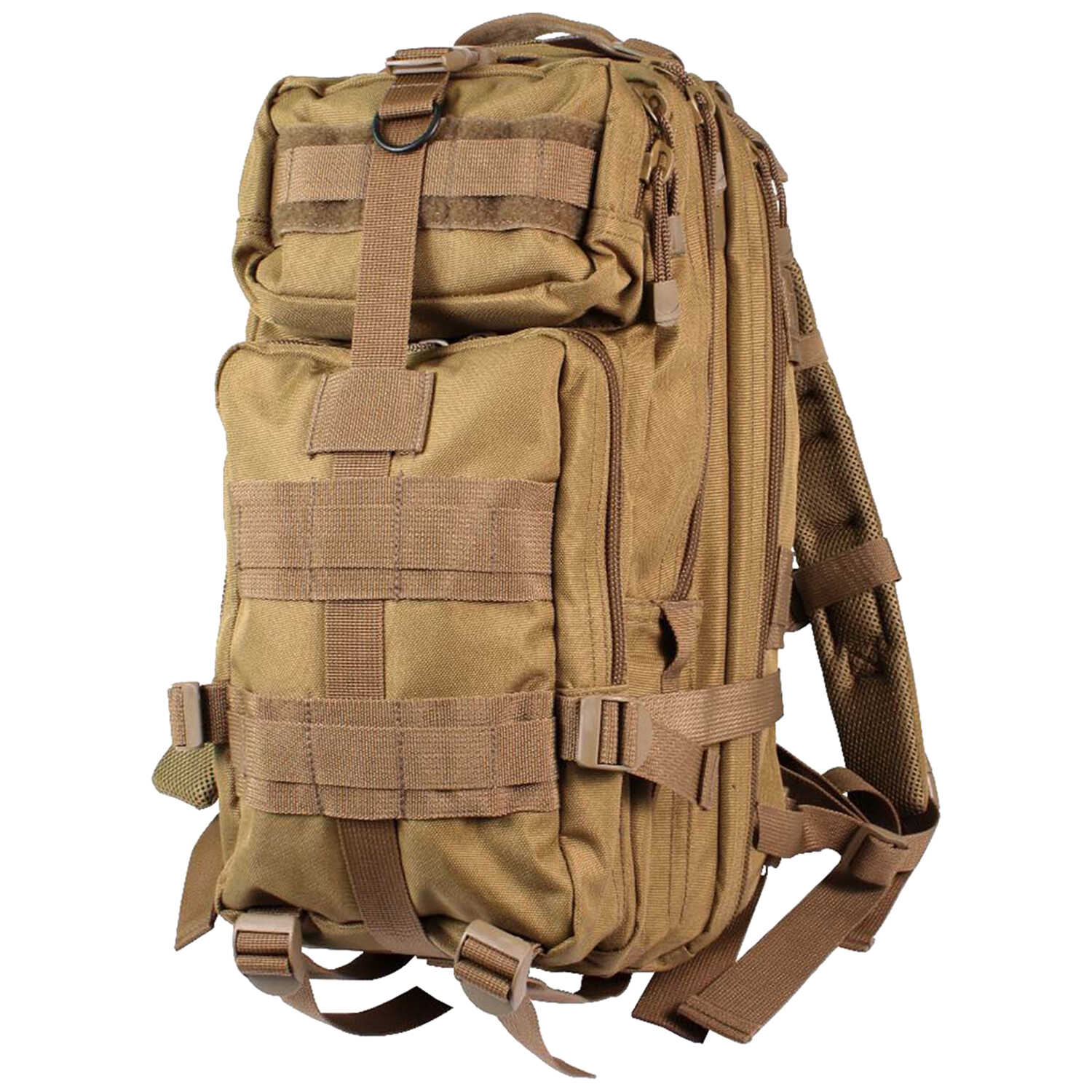 Rothco Tactical MOLLE Bag Coyote Brown & Black Medium Transport Pack Backpack 