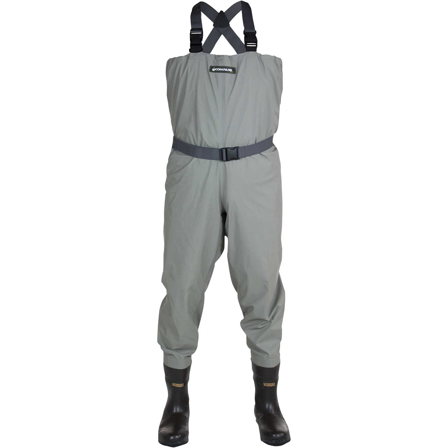 Compass 360 Stillwater Breathable Cleated Sole Chest Waders, Size 11 | eBay